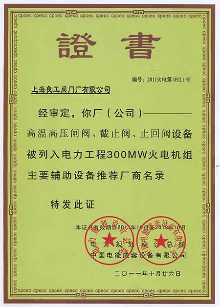 300MW火电机组